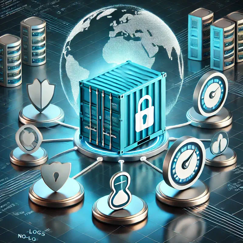 Checklist graphic for choosing a VPN provider: reliability, security, compatibility, performance, support